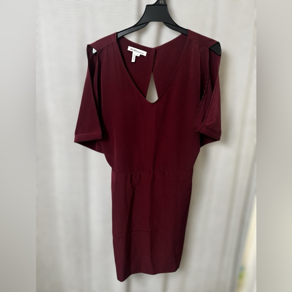 BCBGeneration Burgundy Dress